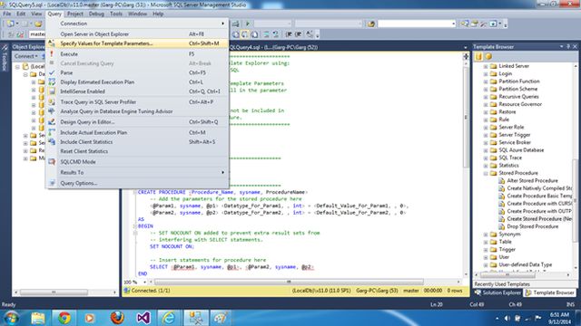 Specify Values for Template Parameters